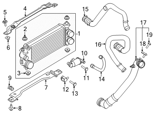 2020 Ford F-150 Intercooler - Belts Diagram 4 - Thumbnail