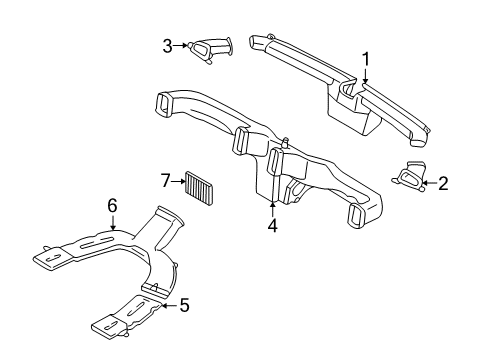 2002 Ford Escape Ducts Diagram