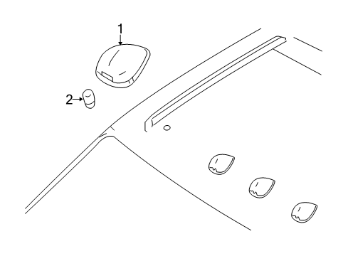 2009 Ford F-250 Super Duty Bulbs Diagram