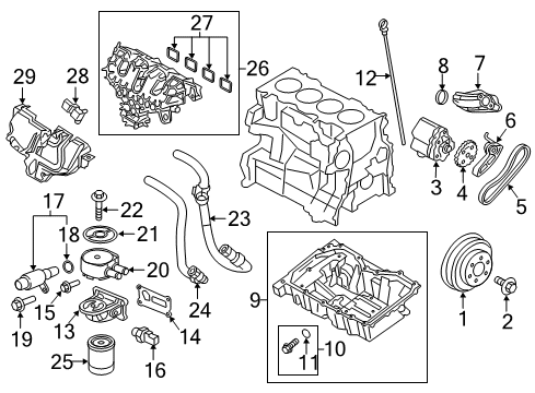 2019 Ford Explorer Engine Parts Diagram