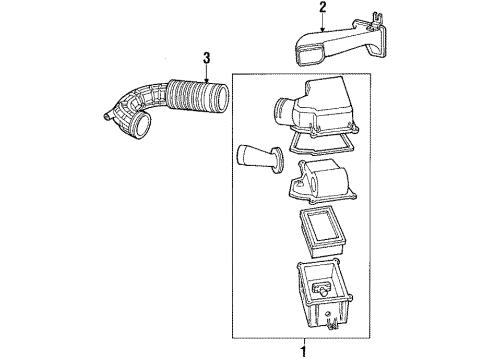 1988 Lincoln Continental Air Inlet Diagram