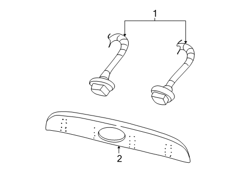 2000 Ford Explorer License Lamps Diagram
