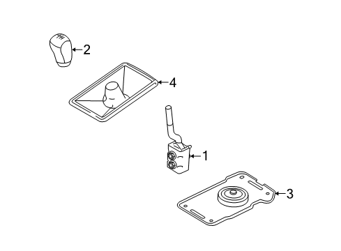 2012 Ford Mustang Shifter Housing Diagram
