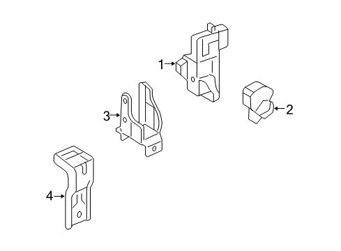 2007 Lincoln Mark LT ABS Components Diagram