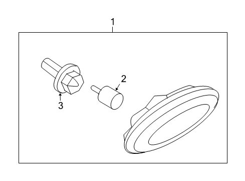 2011 Mercury Mariner Side Repeater Lamps Diagram