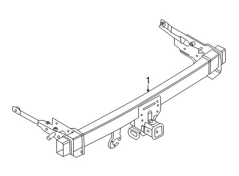 2025 Ford Bronco Sport Trailer Hitch Components Diagram