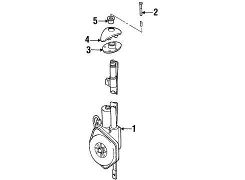 2000 Mercury Mountaineer Antenna & Radio Diagram