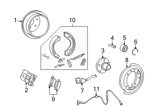 2009 Ford Explorer Sport Trac Parking Brake Diagram