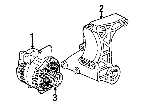 1995 Ford Ranger Alternator Diagram 2 - Thumbnail