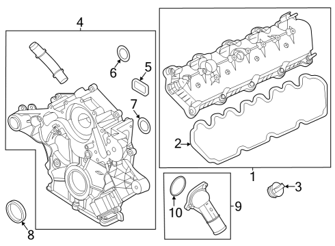 2023 Ford F-350 Super Duty Camshaft & Timing Diagram