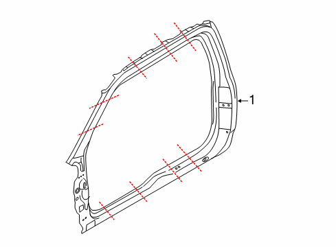 2019 Ford F-150 Aperture Panel Diagram 4 - Thumbnail