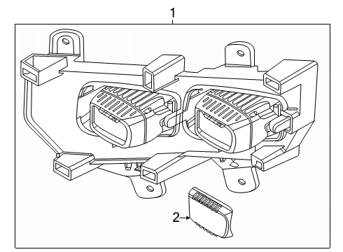 2024 Ford F-150 Fog Lamps Diagram 3 - Thumbnail