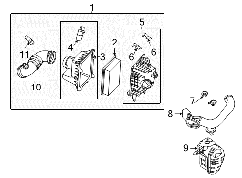 2010 Ford Escape Air Intake Diagram 3 - Thumbnail