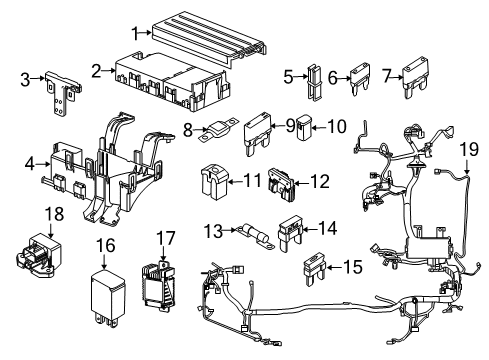 2011 Mercury Milan Circuit Breaker Diagram for YC1Z-14526-BA