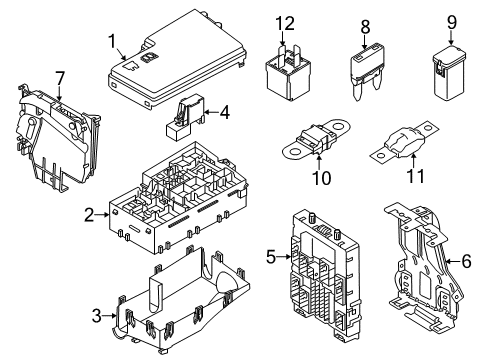 2012 Ford Focus Fuse & Relay Diagram