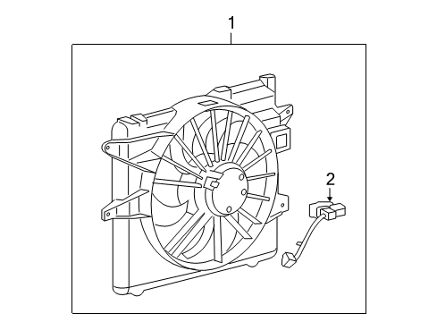 2009 Ford Mustang Cooling Fan Diagram 3 - Thumbnail