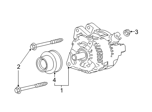 2015 Ford Fiesta Alternator Diagram 2 - Thumbnail
