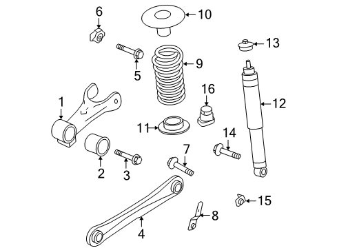 2006 Ford Mustang Rear Suspension Components Diagram