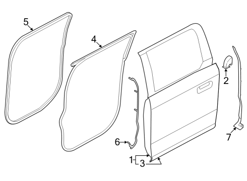 2024 Ford F-150 Lightning Door & Components Diagram 2 - Thumbnail