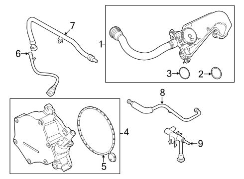 2025 Ford F-250 Super Duty Emission System Diagram