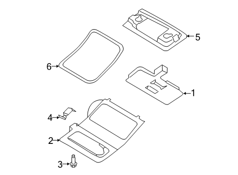 2016 Ford Fiesta Overhead Console Diagram