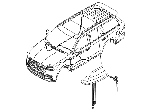 2025 Lincoln Navigator Antenna & Radio Diagram