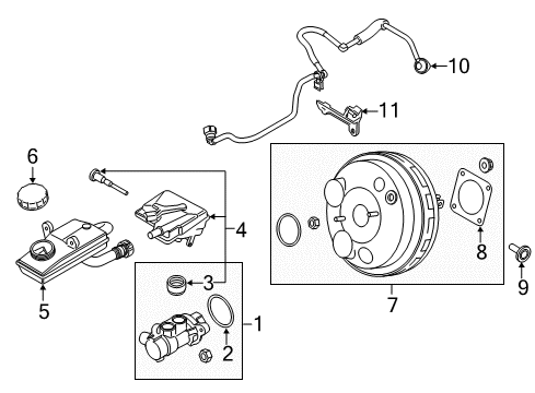 2016 Lincoln MKC Dash Panel Components Diagram