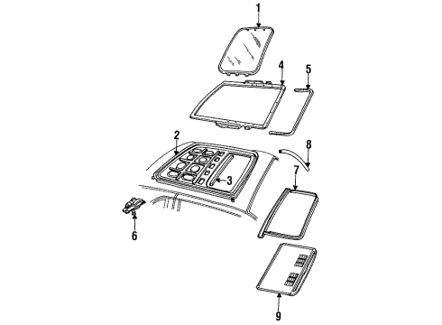 1997 Ford Thunderbird Sunroof Diagram