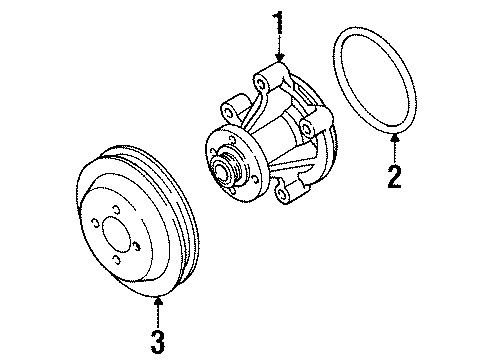 1992 Lincoln Town Car Water Pump Diagram