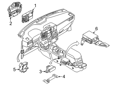 2024 Ford Maverick Controls - Instruments & Gauges Diagram