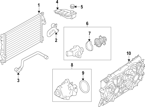 2024 Ford Edge Water Pump Diagram