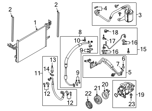 2009 Ford Flex A/C Compressor Diagram