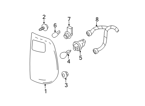 2013 Ford F-250 Super Duty Bulbs Diagram