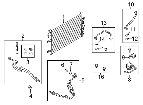 2014 Ford Special Service Police Sedan Trans Oil Cooler Diagram