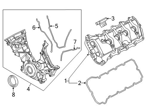 2014 Ford F-150 Valve & Timing Covers Diagram 2 - Thumbnail