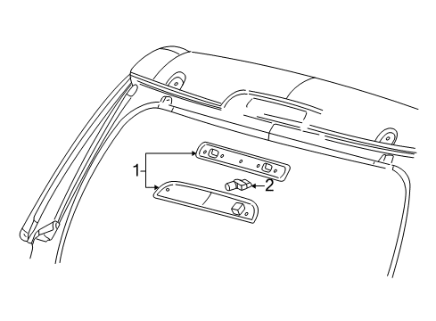 2004 Mercury Mountaineer High Mount Lamps Diagram