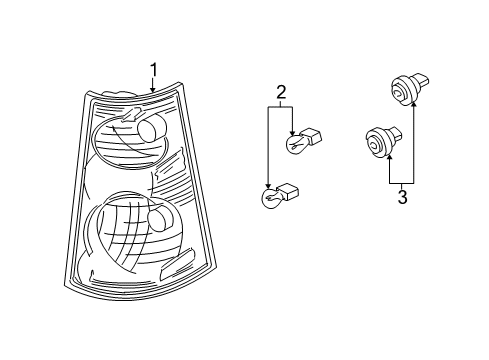 2003 Ford Explorer Sport Trac Combination Lamps Diagram
