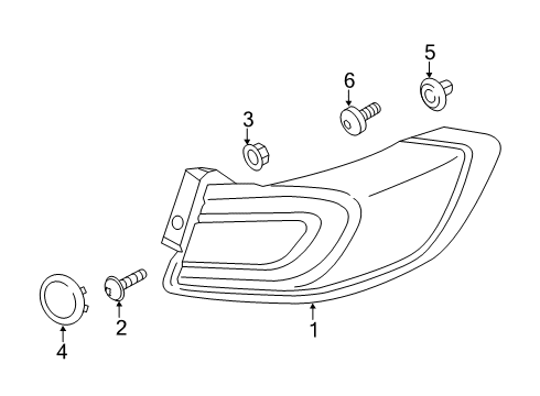 2019 Lincoln Nautilus Tail Lamps Diagram