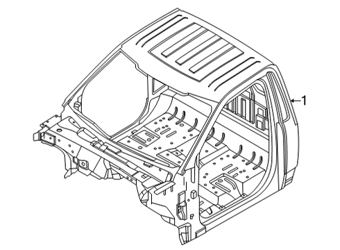 2019 Ford F-150 Cab Assembly Diagram 5 - Thumbnail