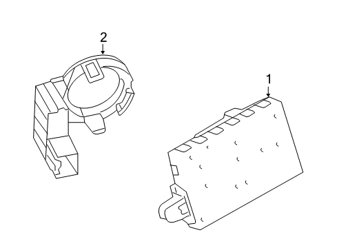 2009 Ford Taurus Anti-Theft Components Diagram