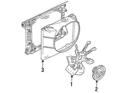 1990 Ford Thunderbird Cooling Fan Diagram