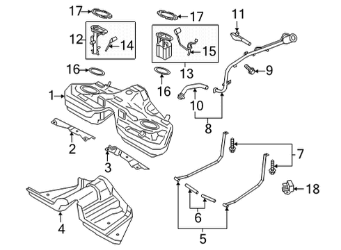 2021 Ford Mustang Fuel Supply Diagram