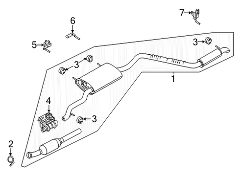2024 Ford Maverick Exhaust Components Diagram