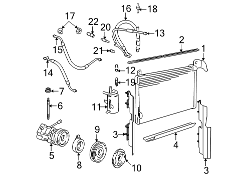 2003 Lincoln Town Car Air Conditioner Diagram