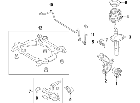2010 Ford Flex Front Suspension Diagram
