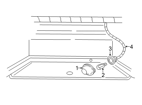 2013 Ford F-250 Super Duty License Lamps Diagram