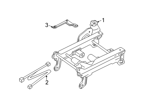 2011 Mercury Mariner Tracks & Components Diagram
