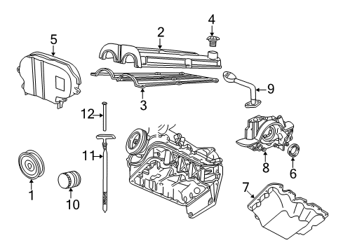 2007 Mercury Mariner Engine Parts Diagram