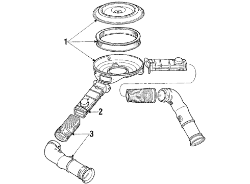 1985 Ford LTD Air Inlet Diagram