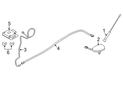 2017 Ford Focus Antenna & Radio Diagram